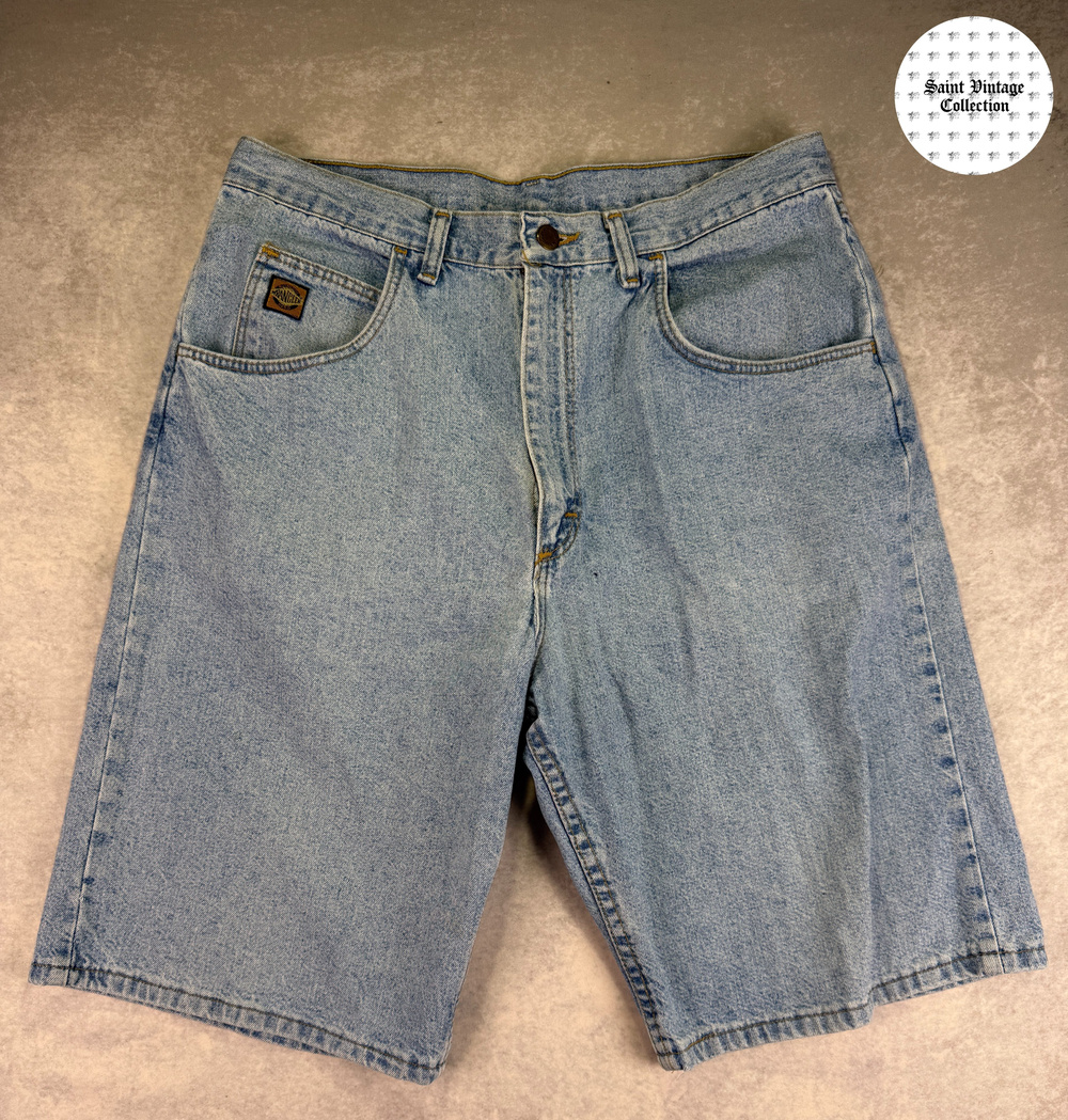 90s Vintage Wrangler Hero Light Denim Shorts 33x22